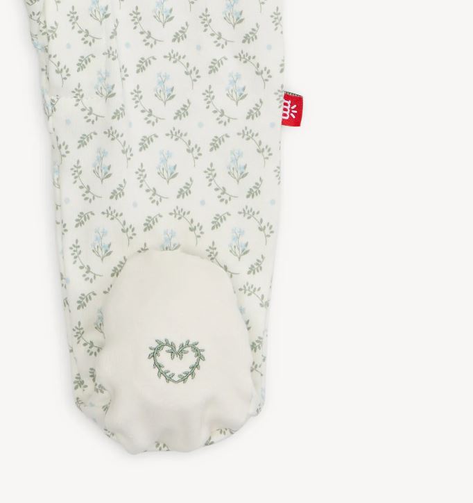 Eloise Organic Cotton Magnetic Footie
